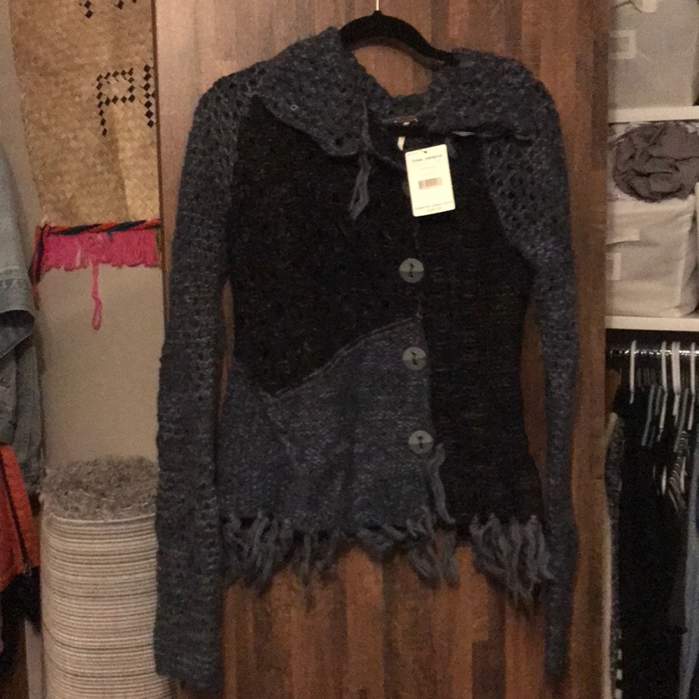 Free People Midnight Blue Sweater